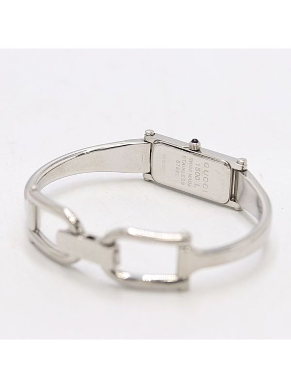 Gucci Bangle Watch SS Quartz Silver Dial - Picture 4 of 4